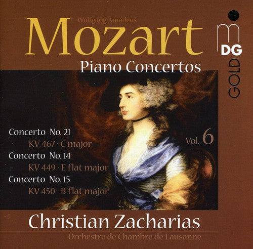 the album cover for W.A. Mozart - Piano Concertos 6