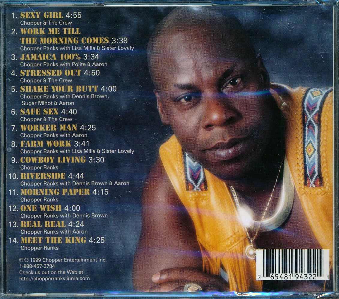 Chopper Ranks - Wise & Bold Music CD
