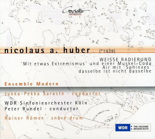 the album cover for Nicolaus Huber N - Works for Ensemble & Orchestra