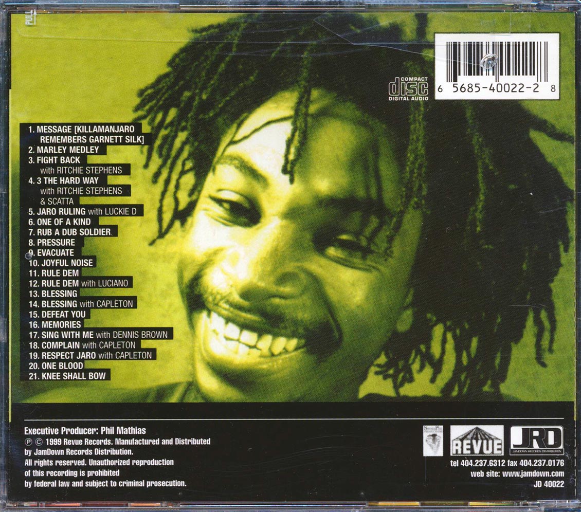 Garnett Silk - Killamanjaro Remembers Garnett Silk (21 tracks) (marked/ltd stock) Music CD