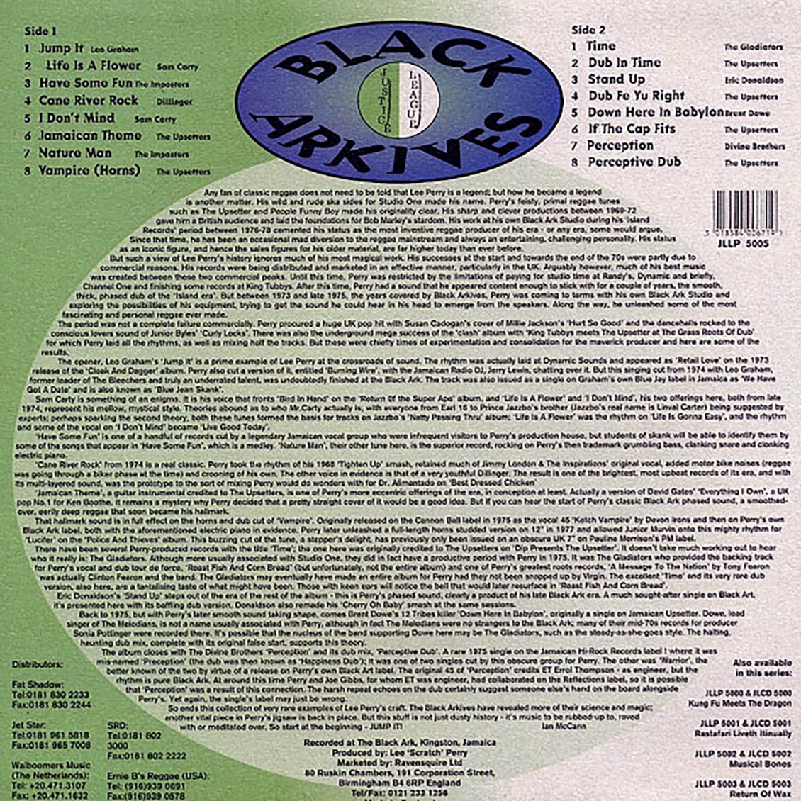 Lee Perry - Black Arkives Vinyl Record