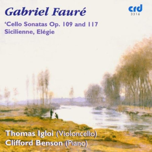 Faure / Igloi / Benson - Sonatas For Cello & Piano - Music CD