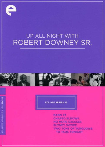 Criterion Collection - Eclipse 33 - Up All Night With Rob/dvd - DVD
