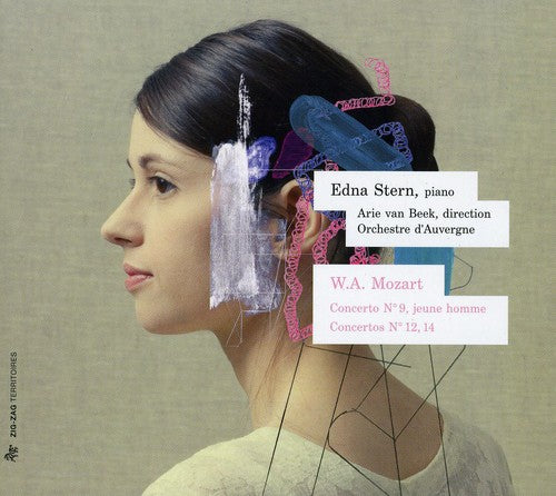 the album cover for Edna Stern - Concertos 9 12 & 14 [Digipak]