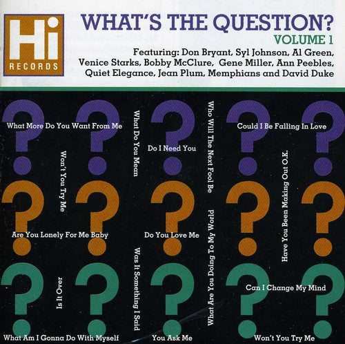 the album cover for Whats The Question - Vol. 1-What's The Question?