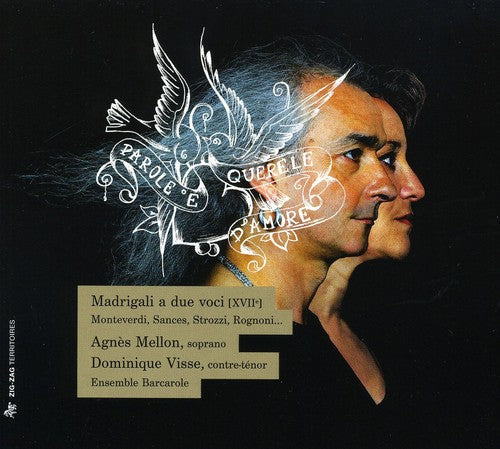 the album cover for Agnes Mellon - Madrigali A Due Voci 17th Century [Digipak]