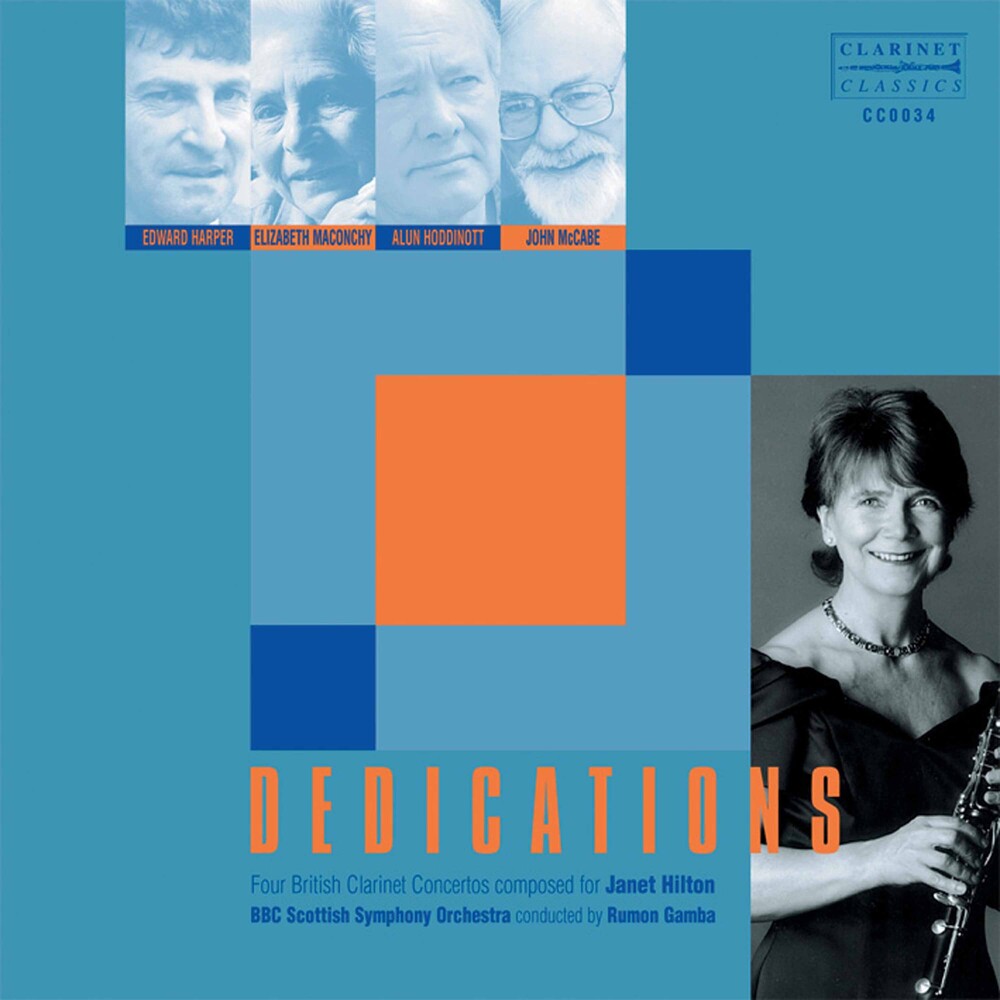 the album cover for Mccabe / Harper / Maconchy / Hilton - Dedications: 4 British Conce