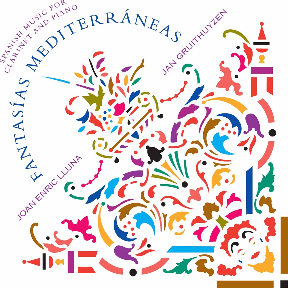 the album cover for Menendez / Yuste / Romero / Gruithuyzen / Lluna - Fantasias Mediterraneas: Spanish Music For