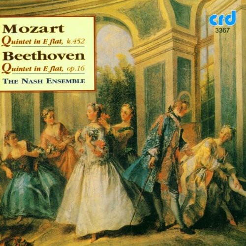 the album cover for Nash Ensemble - Quintet in E Flat Op 16
