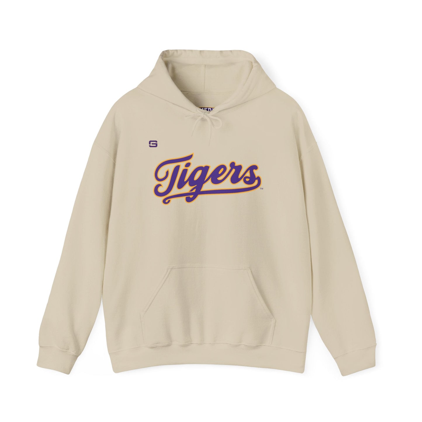 LSU Baseball Tigers Script Hoodie