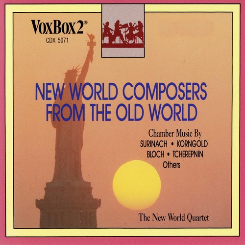 New World Quartet - New World Composers From The Old World - Music CD
