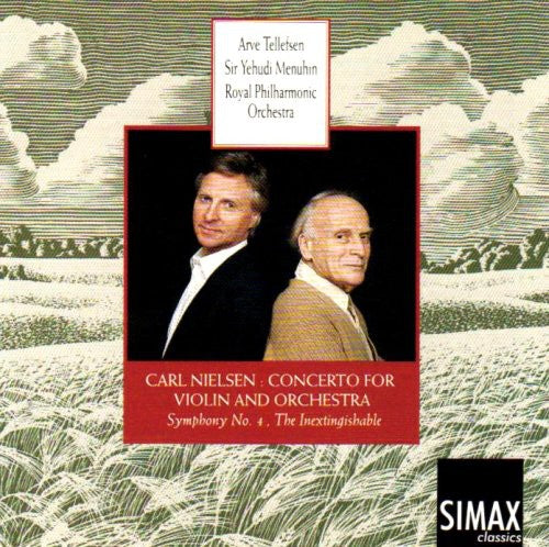 Nielsen / Menuhin / Rpo / Tellefsen - Violin Concerto / Symphony 4: Inextinguishable - Music CD
