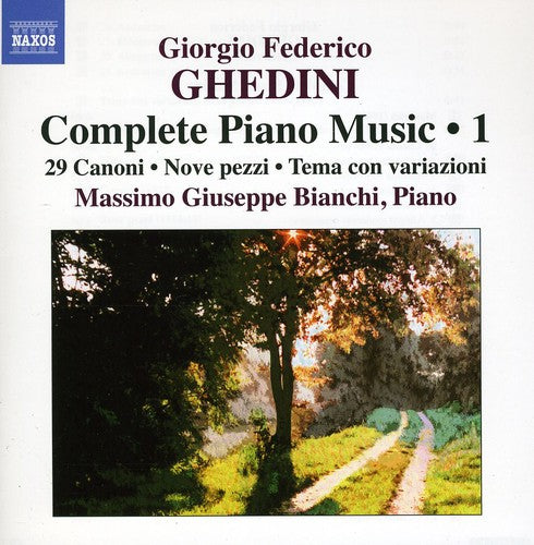 the album cover for G.F. Ghedini - Complete Piano Music 1