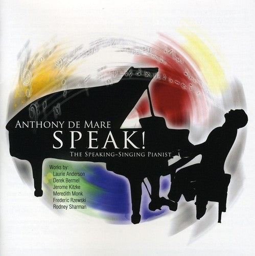 the album cover for Kitzke/Anderson/Bermel/Monk - Speak: The Speaking-Singing Pianist