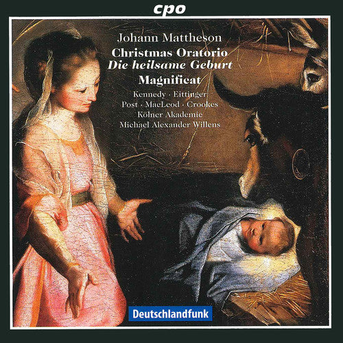 the album cover for Die Kölner Akademie - Christmas Oratorio: Heilsame Geburt / Magnificat