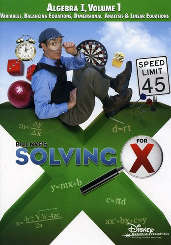 Solving For X: Algebra I V.1 - Solving For X: Algebra I V.1 - DVD