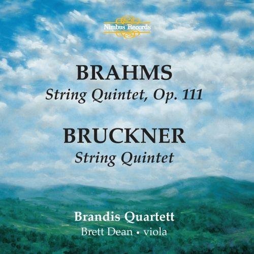 the album cover for Bruckner / Brahms / Brandis String Quartett - String Quintets