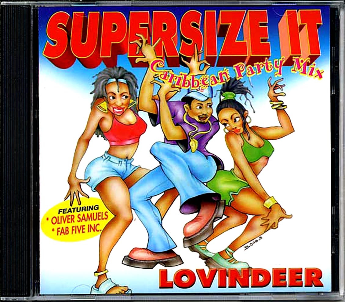 Lovindeer - Supersize It: Caribbean Party Mix Music CD