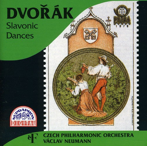 the album cover for Prague So/Valek/Czech Po/Neuma - Slavonic Dances Op.47 & 72