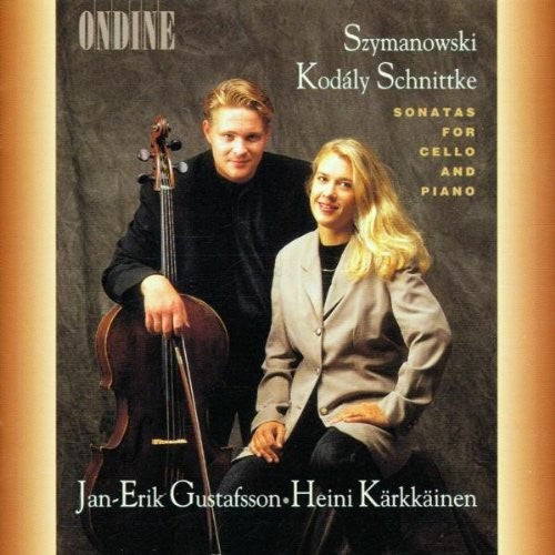 the album cover for Karkkainen / Gustafsson - Szymanowski Kodaly Schnittke