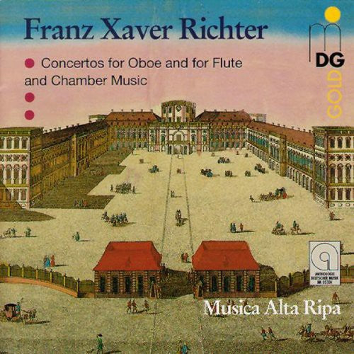 the album cover for Richter / Musica Alta Ripa - Concertos for Oboe Flute Chamber Music