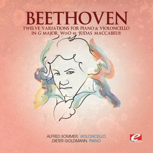 the album cover for Alfred Sommer - Twelve Variations Piano & Violoncello G Major