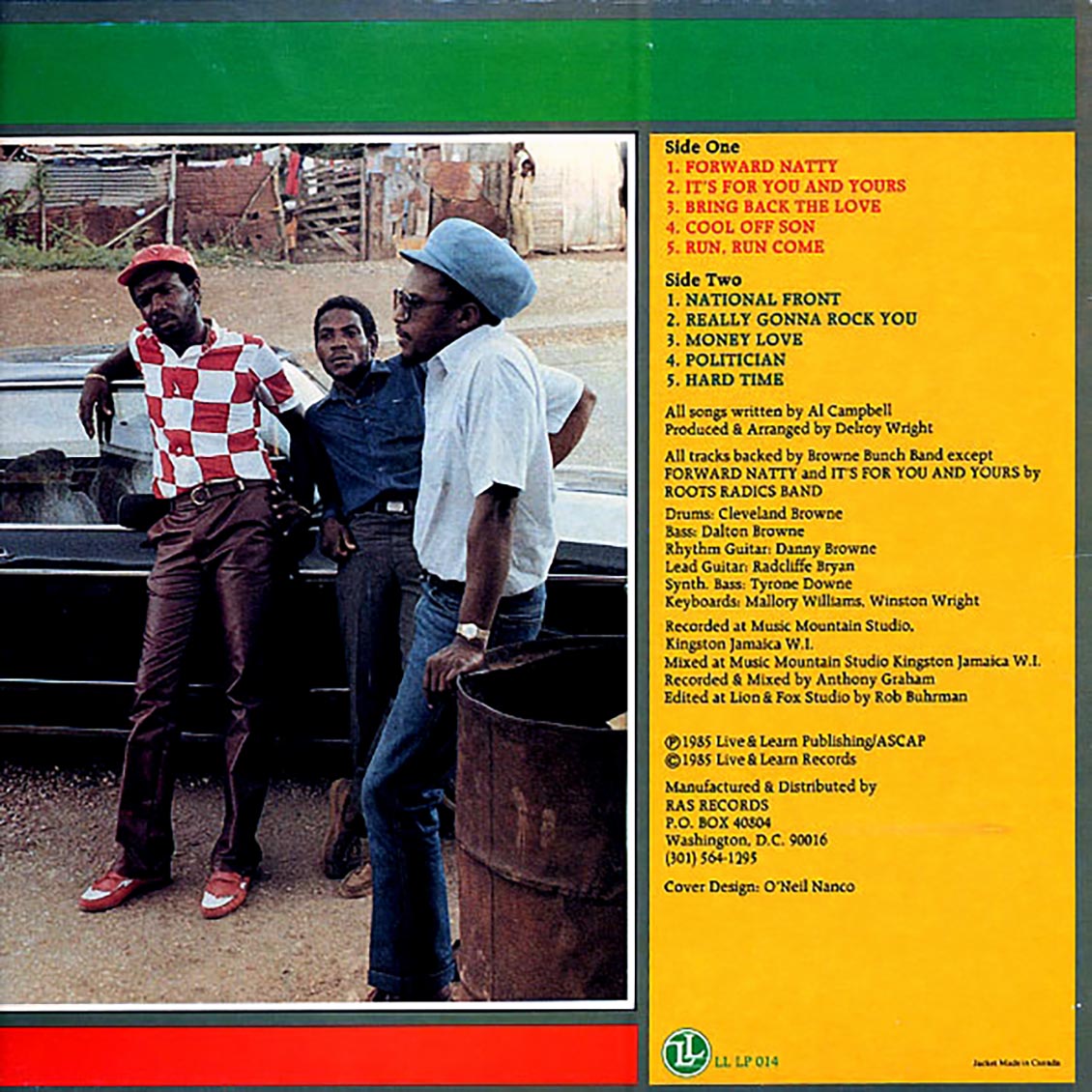 Al Campbell - Forward Natty Vinyl Record