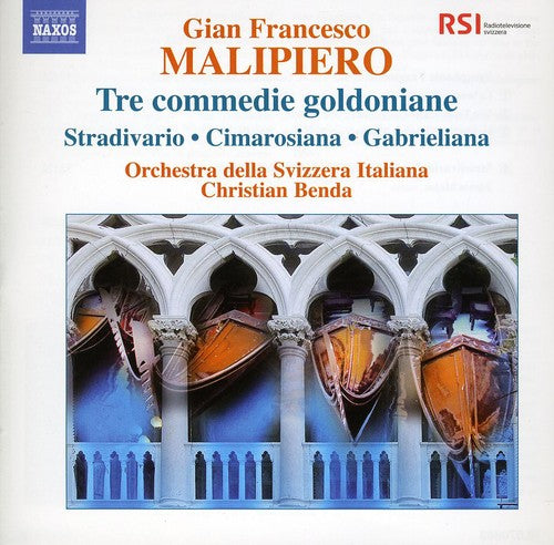 the album cover for C.P.E. Bach - Tre Commedie Goldoniane