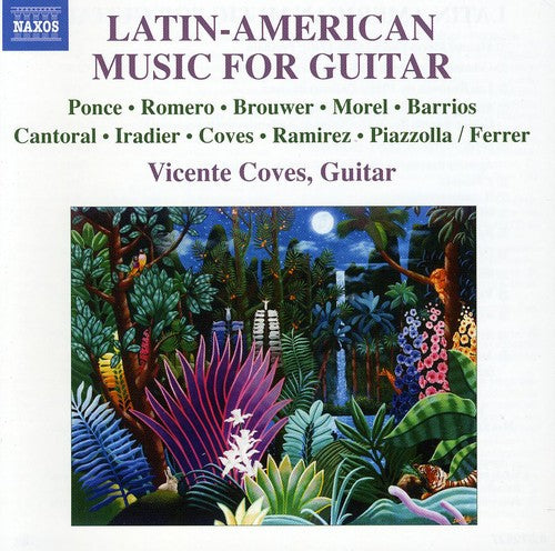 the album cover for Vicente Coves - Latin American Music for Guitar