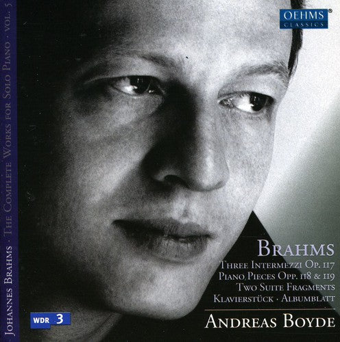 Brahms / Boyde - Complete Works For Solo Piano 5 - Music CD