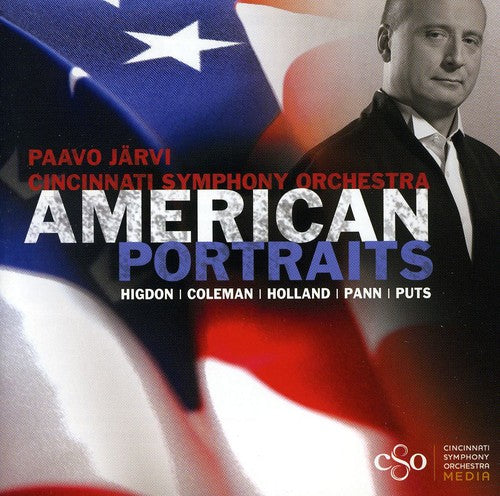 the album cover for Coleman/Higdon/Holland/Pann/Pu - American Portraits