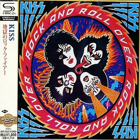 the album cover for KISS - Rock & Roll Over (SHM-CD)