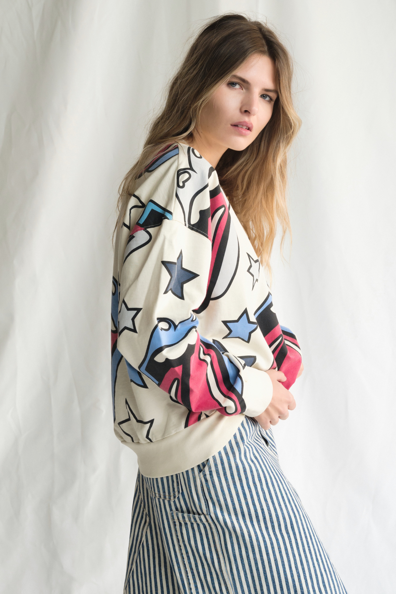 The Rolling Stones Loud Mouth Crewneck Sweatshirt