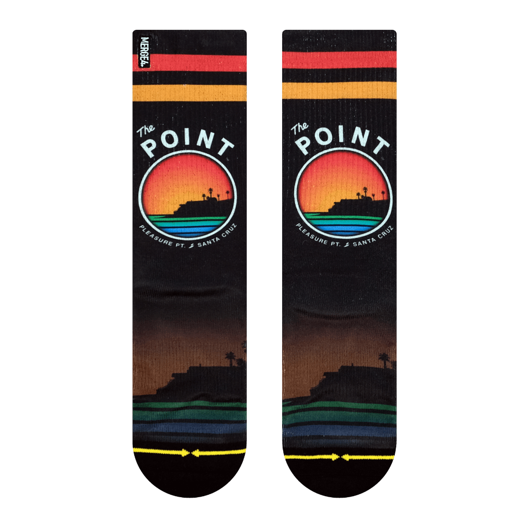 Slidertown The Point Adult Crew Socks