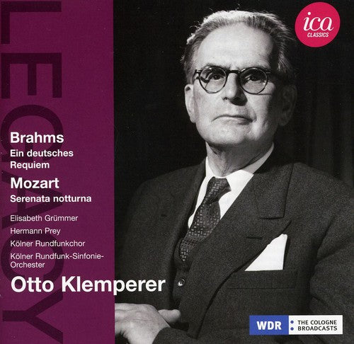 Brahms / Mozart / Klemperer / Krso / Rfco / Prey - German Requiem / Serenata Notturna - Music CD