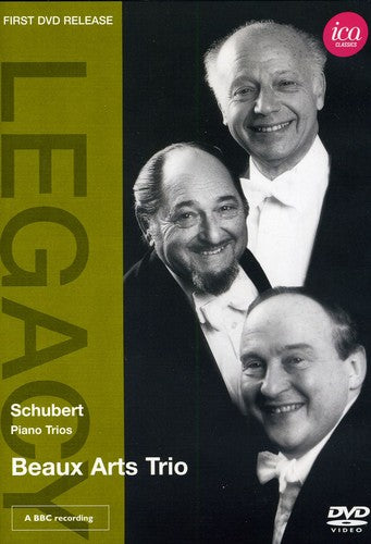 Beaux Arts Trio / Schubert - Beaux Arts Trio Plays Schubert - DVD