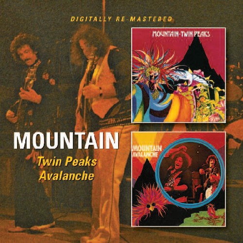 the album cover for Mountain - Twin Peaks/Avalanche [Import]