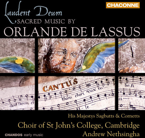the album cover for O.D. Lassus - Laudent Deum - Sacred Music By Orlande de Lassus
