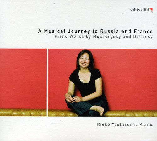 the album cover for Mussorgsky/Debussy - Musical Journey to Russia & France