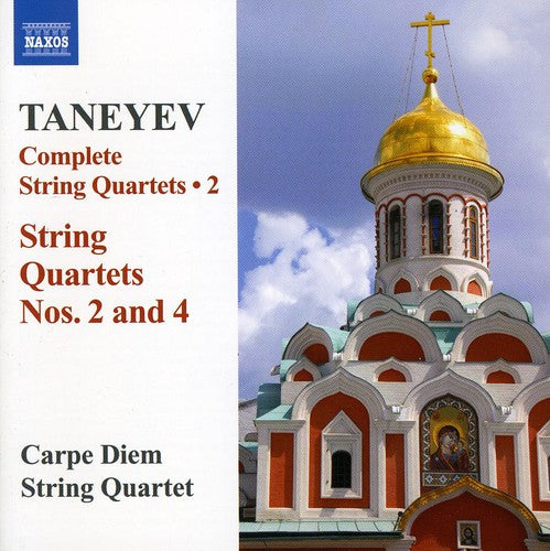 Taneyev / Carpe Diem String Quartet - String Quartets 2 & 4 - Music CD