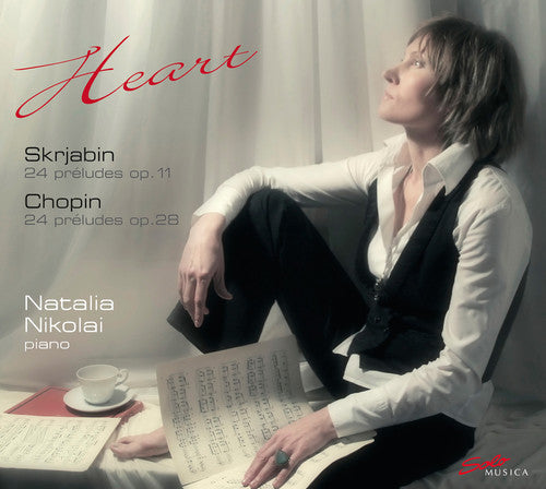 the album cover for Skrjabin/Chopin - Heart