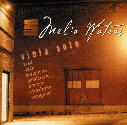 the album cover for Melia Watras - Viola Solo