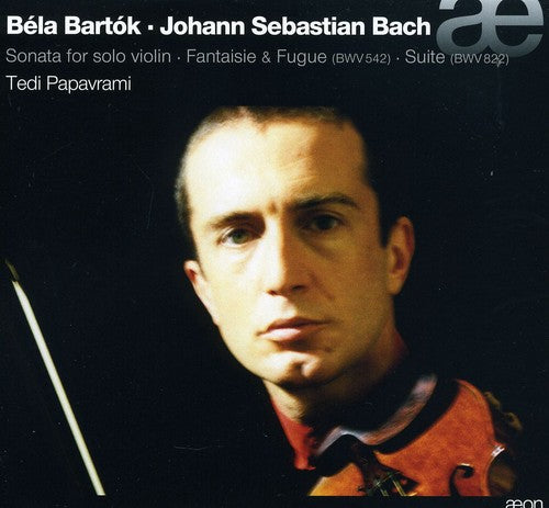 the album cover for Tedi Papavrami - Sonata For Solo Violin [Digipak]