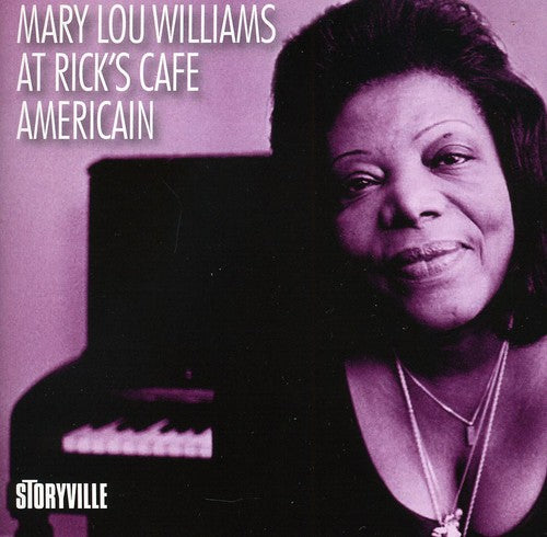 the album cover for Mary Lou Williams - At Ricks Cafe Americain