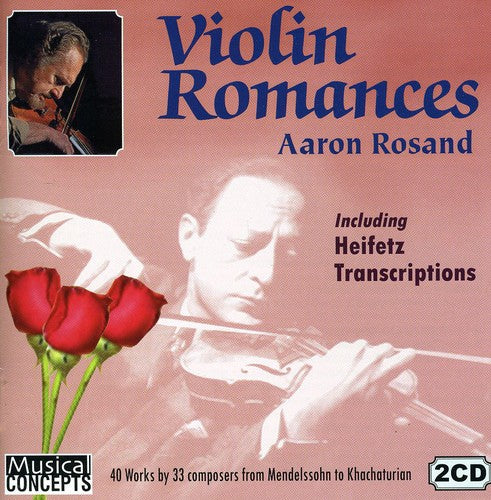 the album cover for Szymanowski/Chopin/Wieniawski - Rosand, Aaron : Aaron Rosand Plays Violin