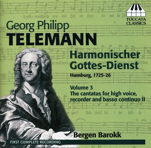 Telemann / Bergen Barokk - Harmonischer Gottes-dienst 3 - Music CD