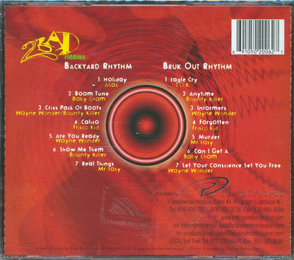 Bounty Killer, TOK, Baby Cham, Etc. - 2 Bad Riddims (Backyard & Bruckout rhythms) Music CD