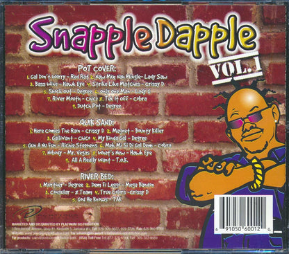 Bounty Killer, TOK, Degree, Etc. - Snapple Dapple Volume 1 (Pot Cover, Quick Sand, River Bed Rhythms) (23 tracks) Music CD