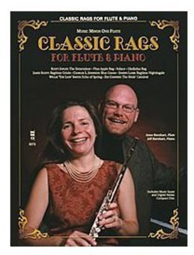 the album cover for Jeff Barnhart - Classic Rags For Flute &