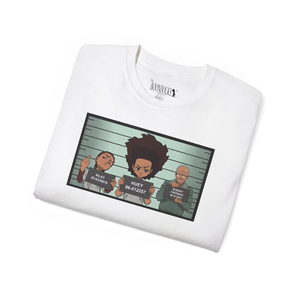 The Boondocks - Mugshot White Eco Mens T Shirt